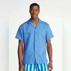 Chubbies the big blue linen sunday shirt Size M